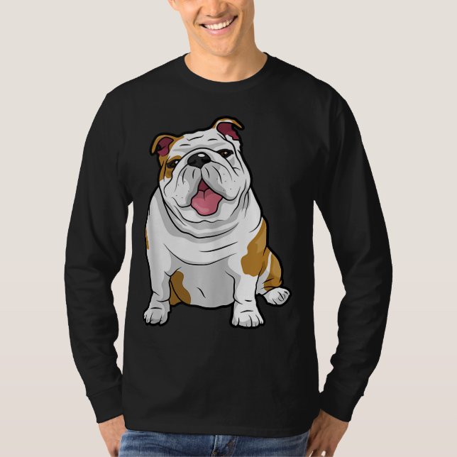 Camiseta Inglês Bulldog Incrível Engraçado Cães-do-cachorro (Frente)