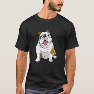 Camiseta Inglês Bulldog Incrível Pups Cães
