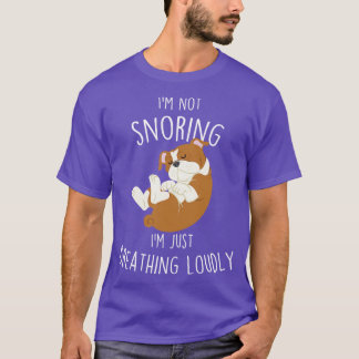 Camiseta Inglês Bulldog Not Sroning Dog 1