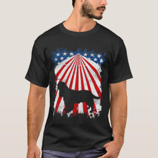 Camiseta Inglês Cocker Spaniel American Flag Dog 4th Do Ju