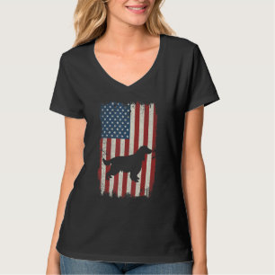 Camiseta Inglês Cocker Spaniel American Flag Usa Dog Pupp