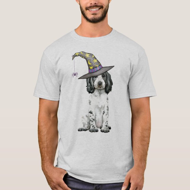 Camiseta Inglês Cocker Spaniel Witch (Frente)