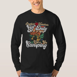 Camiseta Inglês Do DDuty Vamos Acampar Para Uma Campanha