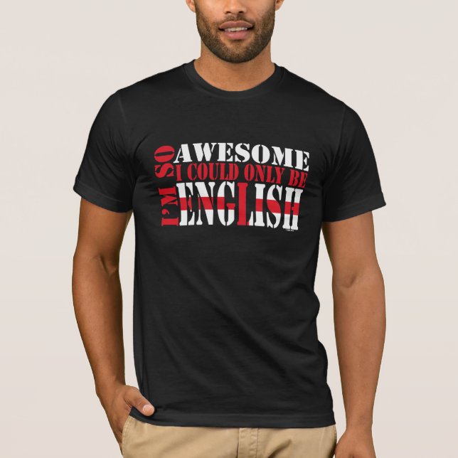Camiseta Inglês e Incrível (Frente)