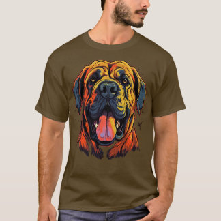 Camiseta Inglês Mastiff Smiling