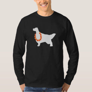 Camiseta Inglês Setter Aloha Hawaiian Lei Dog