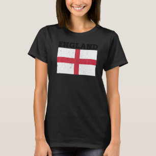 Camiseta Inglês Sinalizador inglês Orgulho inglês