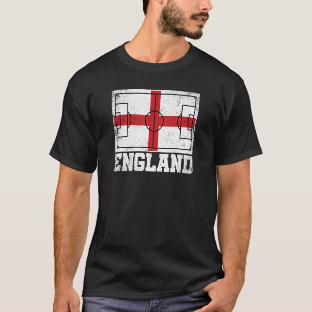 Camiseta Inglês Soccer Field Flag (Frente)