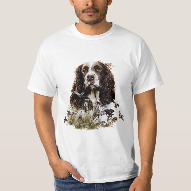 Camiseta Inglês Springer Spaniel (Frente)