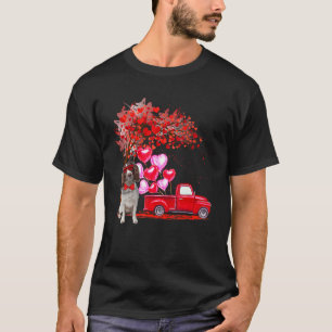 Camiseta Inglês Springer Spaniel Sunglass Árvore de Coraçõe