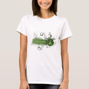Camiseta Inglês verde de Namaste