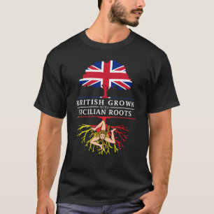 Camiseta Ingleses crescidos com design siciliano   de