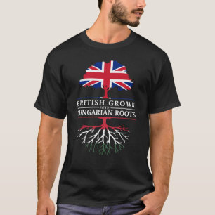 Camiseta Ingleses crescidos com Hungarian enraízam