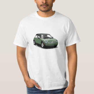 Camiseta Ingleses que competem o mini t-shirt moderno verde
