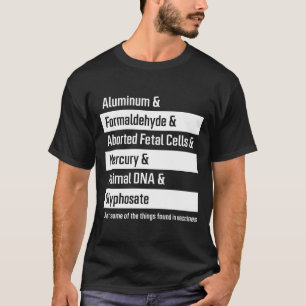 Camiseta Ingredientes Da Vacina - Presente De Vacinação P