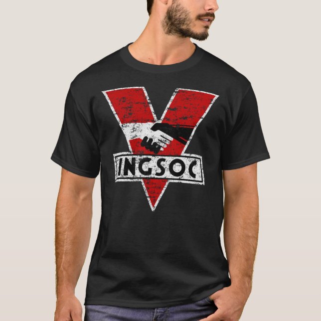 Camiseta INGSOC - Partido como ele&x27;s 1984! T-Shirt clás (Frente)