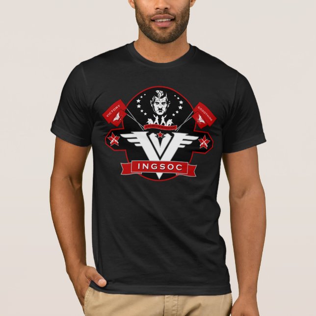 Camiseta INGSOC Propaganda do BomPensamento T (Frente)