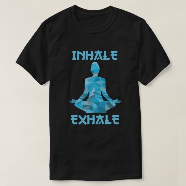 Camiseta Inhale Exhale (Frente do Design)