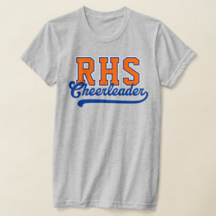 Camiseta Iniciais Personalizadas de 3 Letras para Cheerlead