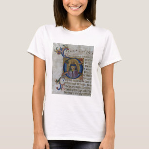 Camiseta Inicial "D" da Senhora 531 f.169v Historiated que