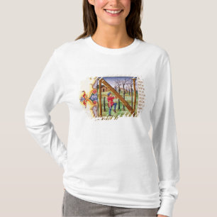 Camiseta Inicial 'N de Historiated