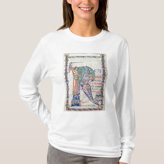 Camiseta Inicial 'R de Historiated (Frente)