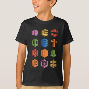 Camiseta Inicialização Hackerthon da pilha de tecnologia da