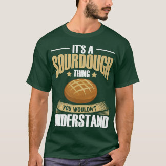 Camiseta Iniciam-se Cilindros De Fecho De Pão De Sourdough