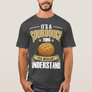 Camiseta Iniciam-se Cilindros De Fecho De Pão De Sourdough