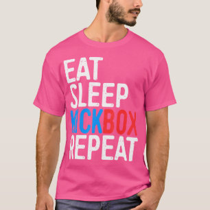 Camiseta Iniciar o Kickbox de Repetição
