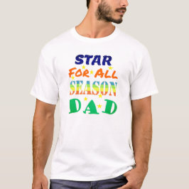 Camiseta Iniciar para toda a mensagem do Dia de os pais de 