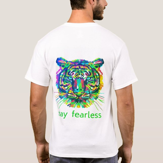 Camiseta Iniciar sessão no coração (Verso)