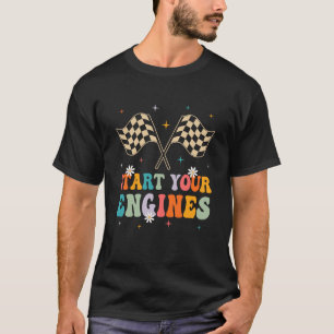 Camiseta Inicie o Rac Retroativo do Sinalizador Verificado 