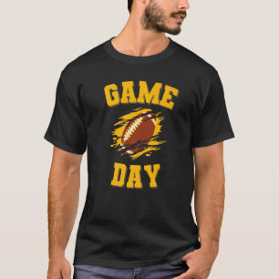 Camiseta Início do Dia de Jogo Futebol Verde e Amarelo Equi