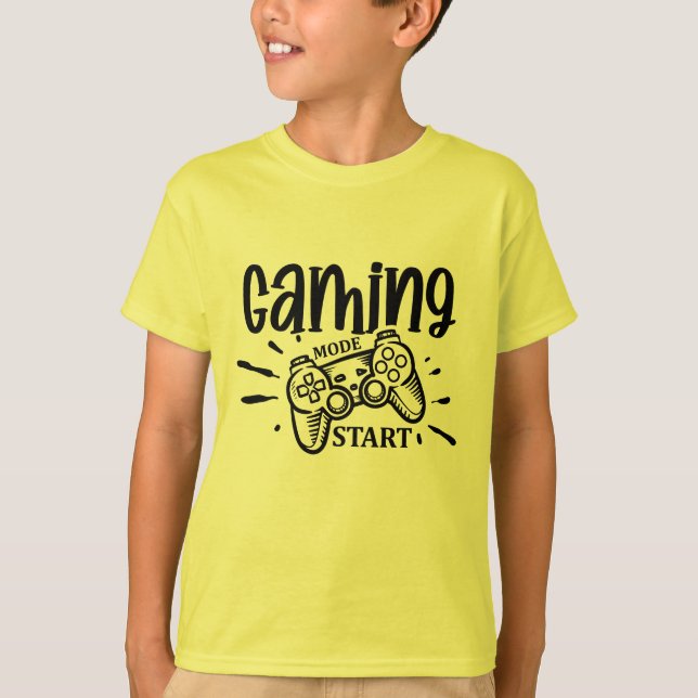 Camiseta Início do Modo de Jogos (Frente)
