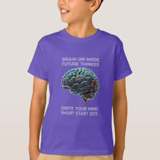 Camiseta Início Inteligente 2025 "Acenda Sua Mente" Escola 
