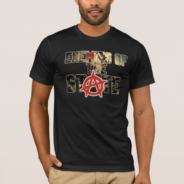 Camiseta inimigo da Revolução Francesa do estado (Frente)