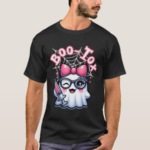 Camiseta Injetor de Enfermeiro Boo-tox Enchimento de Hallow