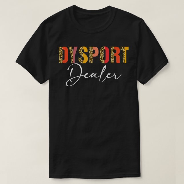 Camiseta Injetor de Enfermeiro do Disport Dealer Botox Deal (Frente do Design)