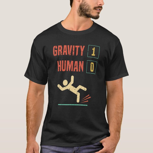 Camiseta Injury Recovery Human Gravity Accident Broken Bone (Frente)
