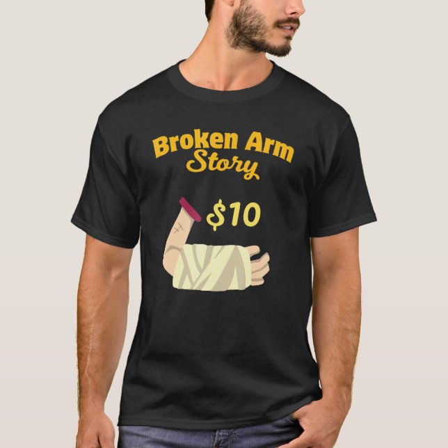 Camiseta Injury Surgery Patient Survivor  Broken Arm Recove (Frente)