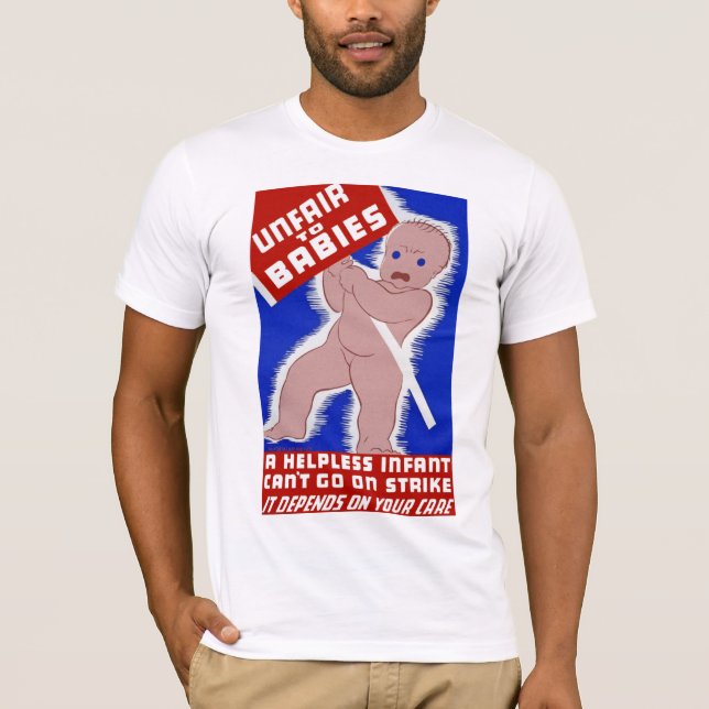 Camiseta Injusto para Bebês (Frente)