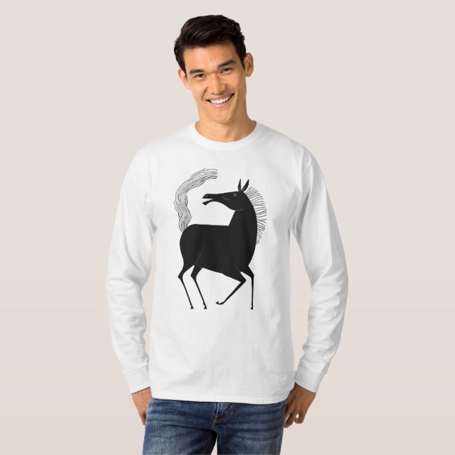 Camiseta Ink Talking Fantasy V01 CAVALO (Frente Completa)