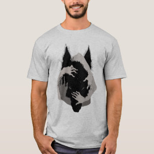 Camiseta Ink Talking Fantasy V05 LOBO NEGRO