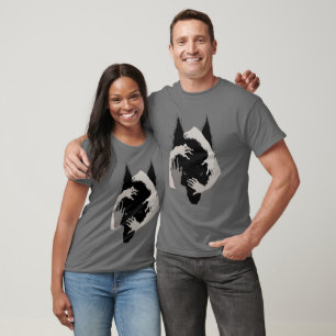 Camiseta Ink Talking Fantasy V05 LOBO NEGRO