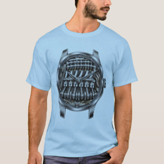 Camiseta Inline Six Skeleton Engine Watch