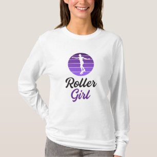 Camiseta Inline Skater Girl Skating Queen Funny Gift Idea