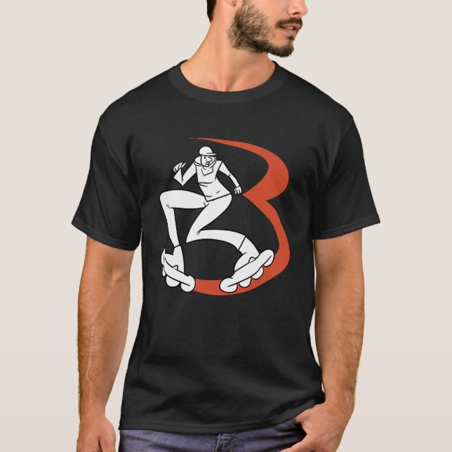 Camiseta Inline Skating Skater Rollerblading (Frente)