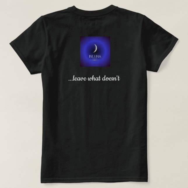 Camiseta Inluna 'Pegue o que te serve' (Verso do Design)