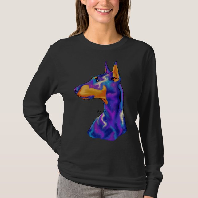 Camiseta Inner Galaxy Dobermann Pinscher 250 (Frente)